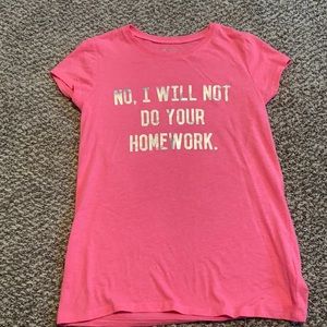 Children’s Place pink scoop neck tee